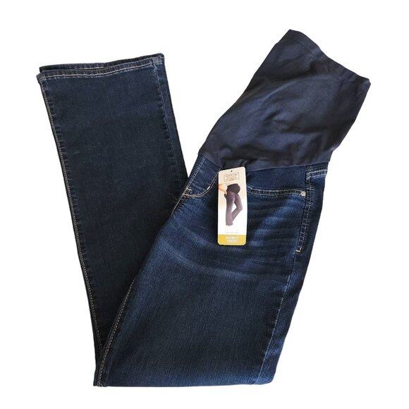 Signature Levi Strauss Gold‎ Label Maternity Bootcut Jeans Medium 31" Inseam NWT - Picture 1 of 14